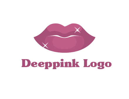 shiny lips beauty logo