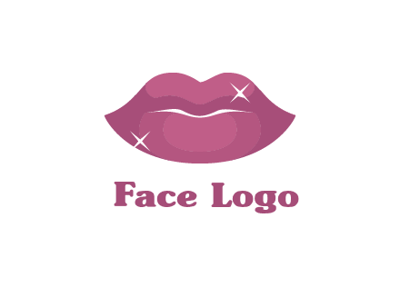 shiny lips beauty logo