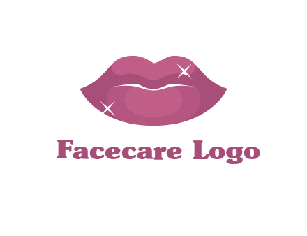 shiny lips beauty logo