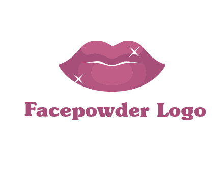 shiny lips beauty logo