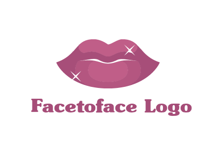 shiny lips beauty logo
