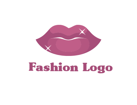 shiny lips beauty logo