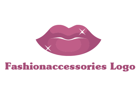 shiny lips beauty logo