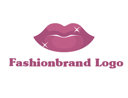 shiny lips beauty logo