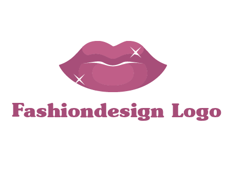 shiny lips beauty logo