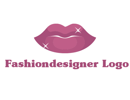 shiny lips beauty logo