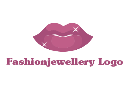 shiny lips beauty logo