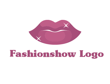 shiny lips beauty logo