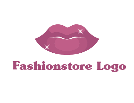 shiny lips beauty logo