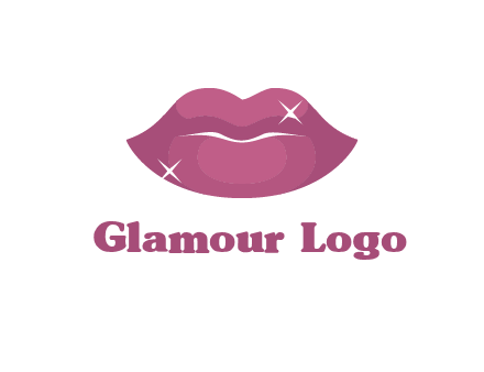 shiny lips beauty logo
