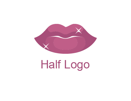 shiny lips beauty logo