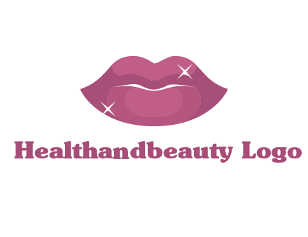 shiny lips beauty logo