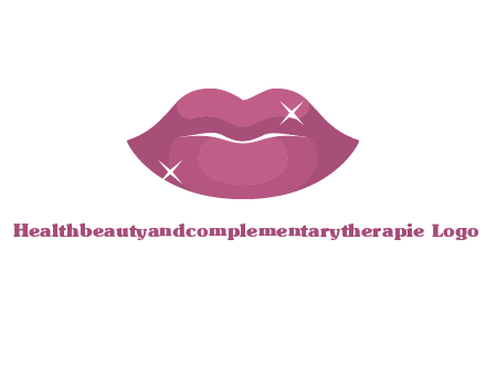 shiny lips beauty logo
