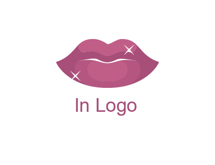 shiny lips beauty logo
