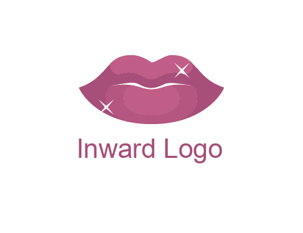 shiny lips beauty logo