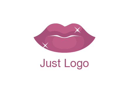 shiny lips beauty logo