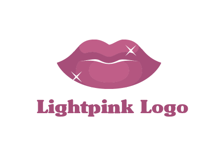 shiny lips beauty logo
