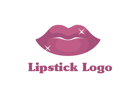 shiny lips beauty logo