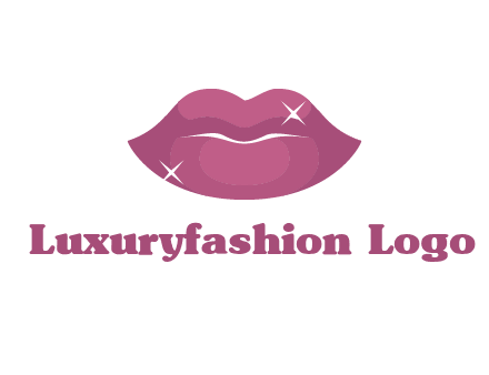 shiny lips beauty logo