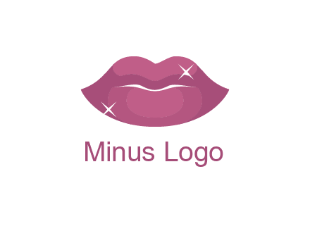 shiny lips beauty logo