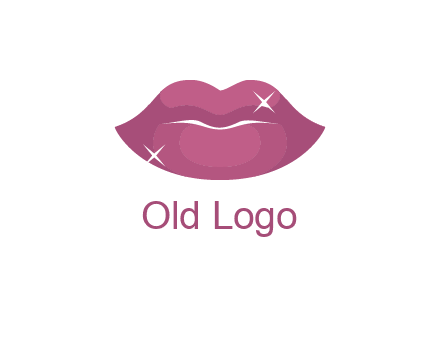 shiny lips beauty logo