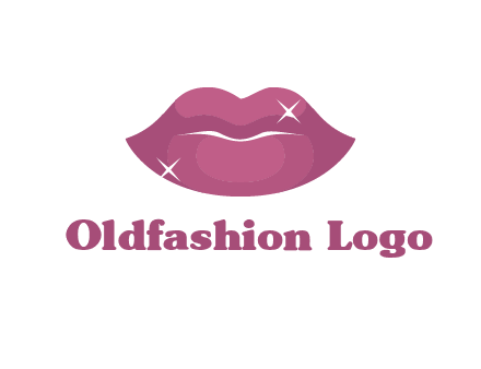 shiny lips beauty logo