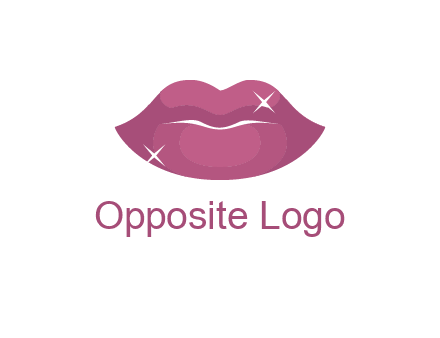 shiny lips beauty logo