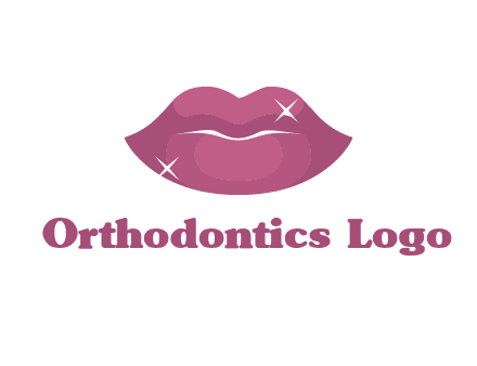 shiny lips beauty logo