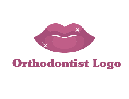 shiny lips beauty logo