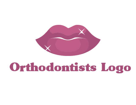 shiny lips beauty logo