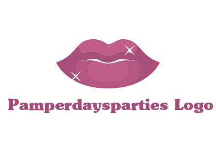 shiny lips beauty logo