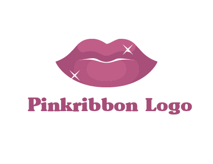 shiny lips beauty logo