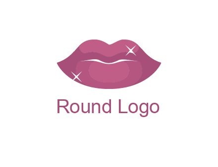 shiny lips beauty logo