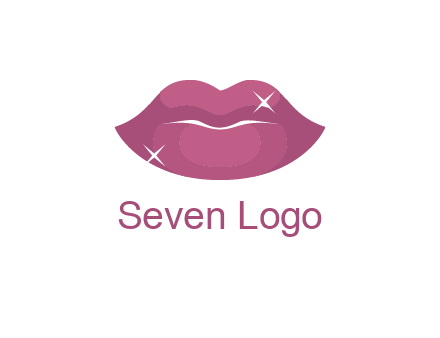 shiny lips beauty logo