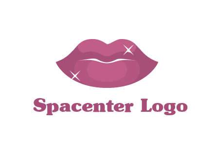 shiny lips beauty logo