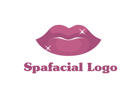 shiny lips beauty logo