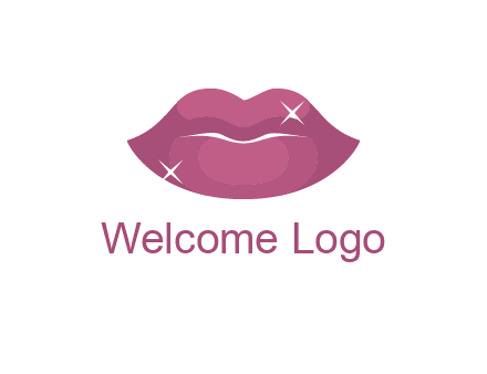 shiny lips beauty logo