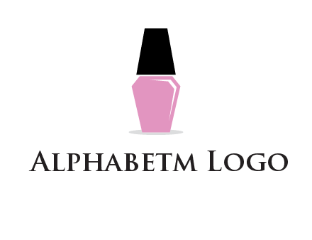 nail paint bottle beauty logo