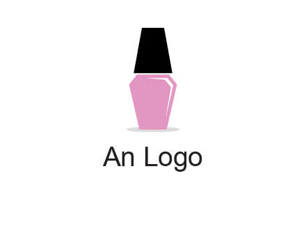 nail paint bottle beauty logo