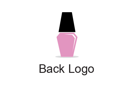 nail paint bottle beauty logo