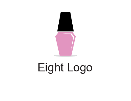 nail paint bottle beauty logo