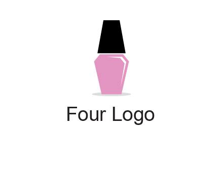 nail paint bottle beauty logo