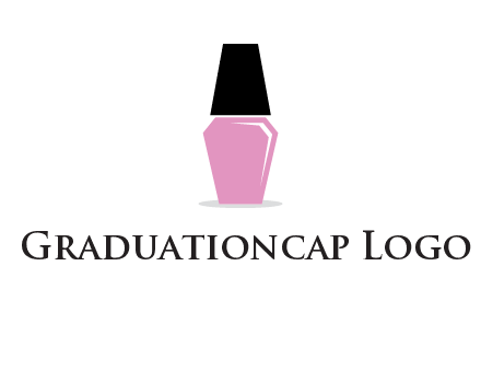 nail paint bottle beauty logo
