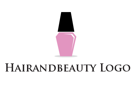 nail paint bottle beauty logo