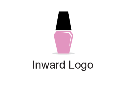 nail paint bottle beauty logo