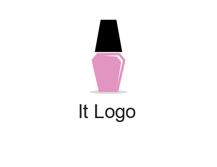 nail paint bottle beauty logo