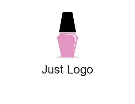 nail paint bottle beauty logo
