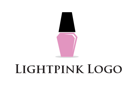nail paint bottle beauty logo