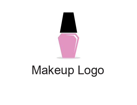 nail paint bottle beauty logo