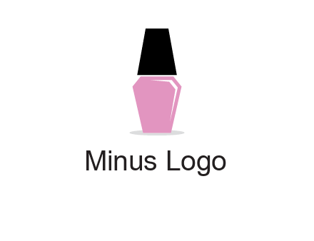 nail paint bottle beauty logo